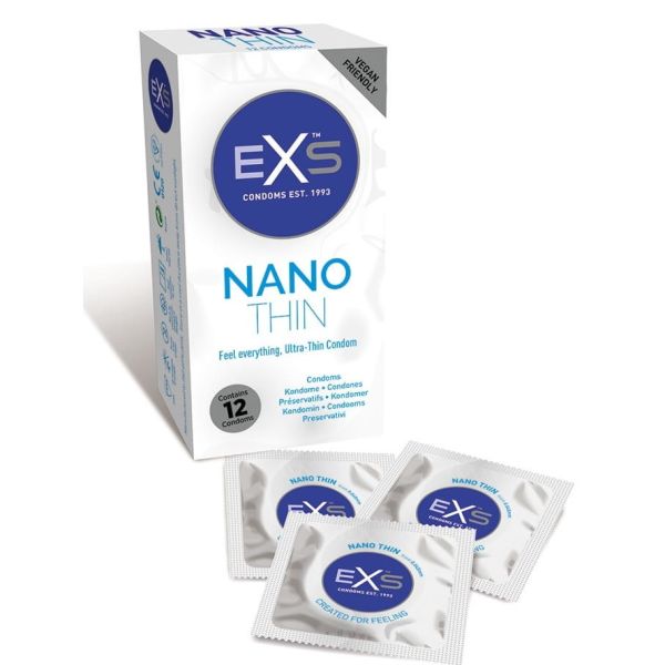 Exs nano thin ultra cienkie prezerwatywy 12szt.