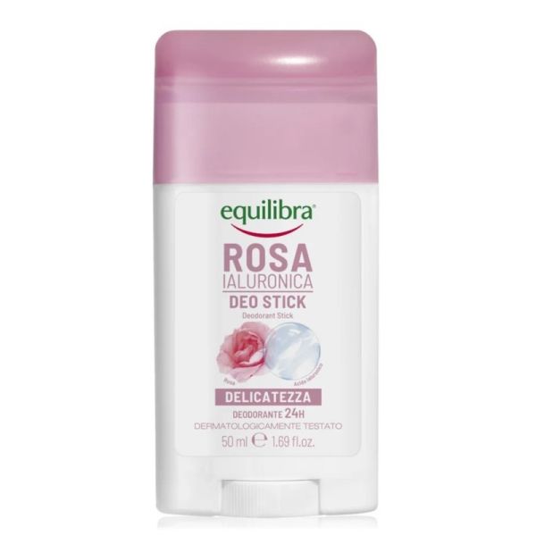 Equilibra rosa różany dezodorant w sztyfcie z kwasem hialuronowym 50ml
