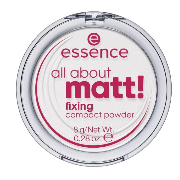 Essence all about matt fixing compact powder puder matujący w kompakcie 8g