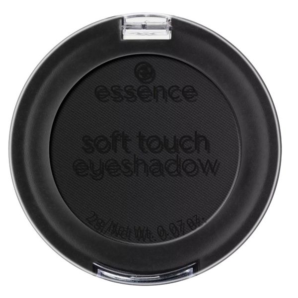Essence soft touch aksamitny cień do powiek 06 pitch black 2g