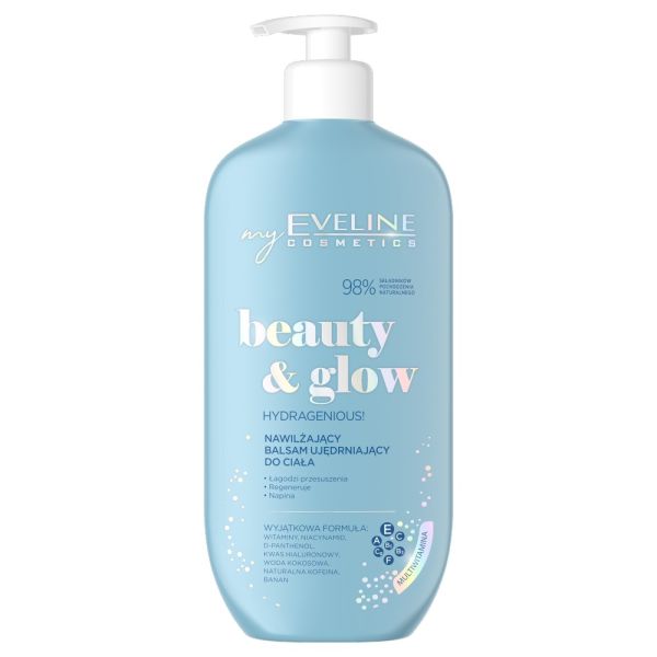 Eveline cosmetics beauty & glow nawilżający balsam ujędrniający do ciała 350ml