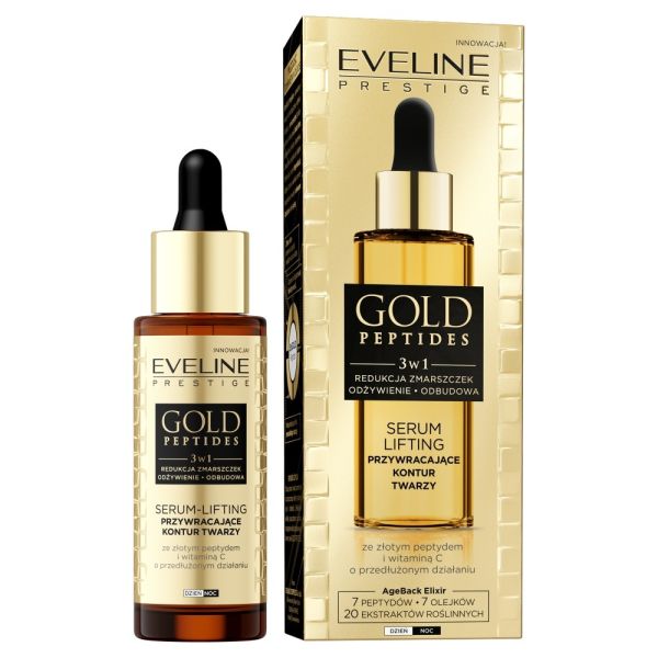 Eveline cosmetics gold peptides serum-lifting do twarzy 30ml
