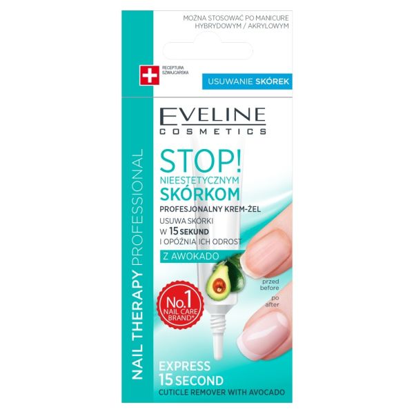 Eveline cosmetics nail therapy professional profesjonalny krem - żel do skórek 12ml
