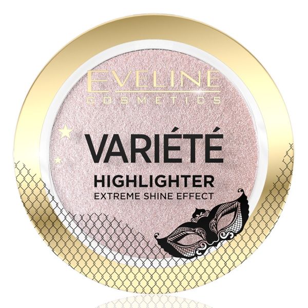 Eveline cosmetics variete rozświetlacz w kamieniu 01 4.5g