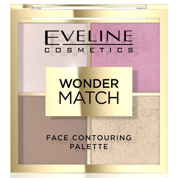 Eveline cosmetics wonder match paleta do konturowania twarzy 01 10g