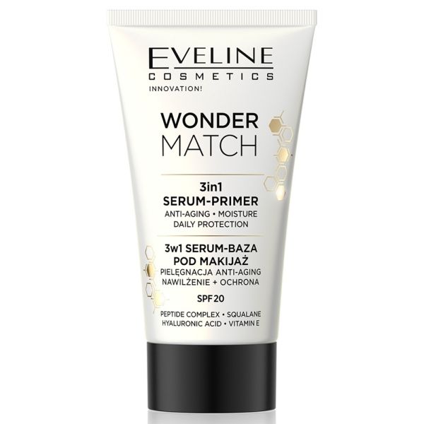 Eveline cosmetics wonder match serum-baza pod makijaż 3w1 30ml