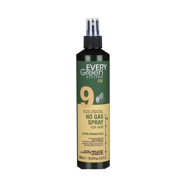 Every green 9 eco hairspray no gas strong hold ekologiczny lakier do włosów mocno utrwalający fryzurę 300ml