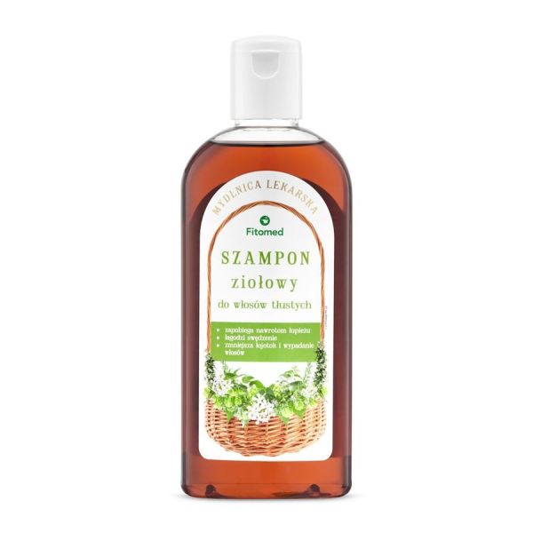 Fitomed tradycyjny szampon ziołowy do włosów tłustych mydlnica lekarska 250g
