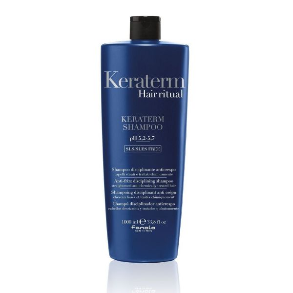 Fanola keraterm shampoo dyscyplinujący szampon z keratyną do włosów puszących się 1000ml