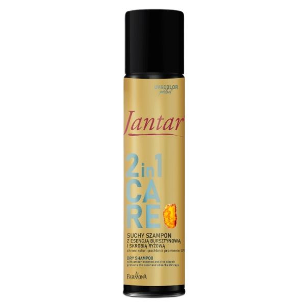Farmona jantar 2in1 care uv&color protect suchy szampon z esencją bursztynową do włosów normalnych i farbowanych 180ml