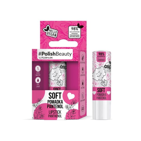 Floslek vege lip care soft wegańska pomadka do ust pantenol 4.1g