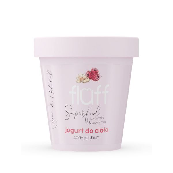Fluff body yoghurt jogurt do ciała maliny z migdałami 180ml