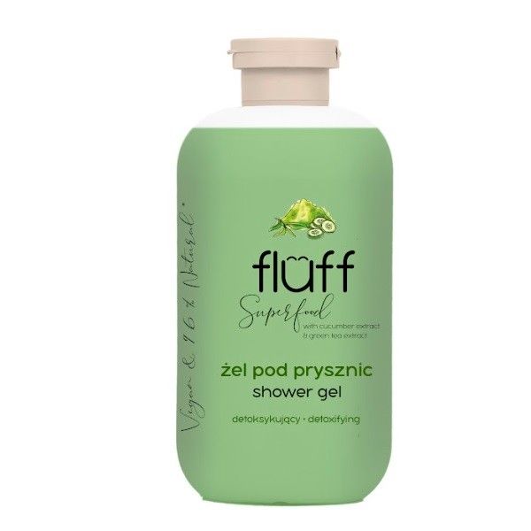 Fluff shower gel detoksykujący żel pod prysznic ogórek i zielona herbata 500ml