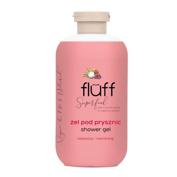 Fluff shower gel odżywczy żel pod prysznic kokos i malina 500ml