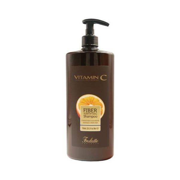 Frulatte vitamin c fiber fortifying shampoo szampon do włosów z witaminą c 750ml