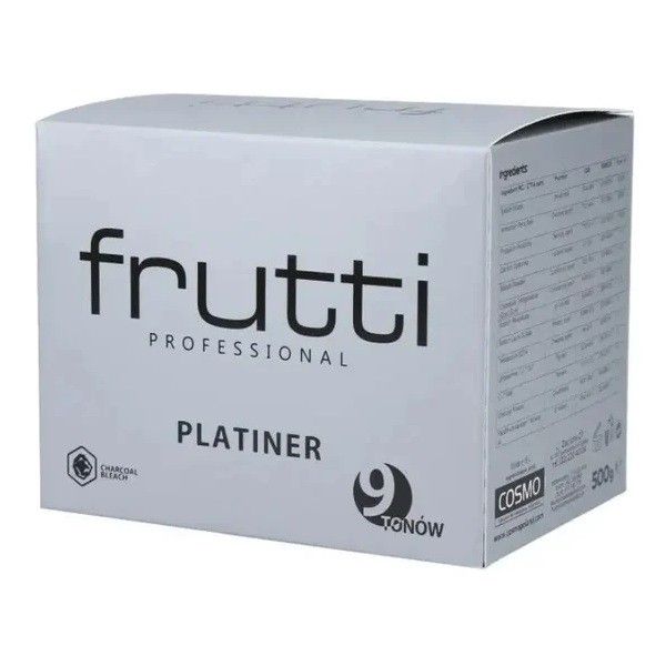 Frutti professional platiner bezpyłowy rozjaśniacz do włosów 9 tonów 500g