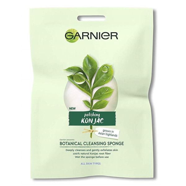 Garnier bio botanical cleansing sponge oczyszczająca gąbka polishing konjac