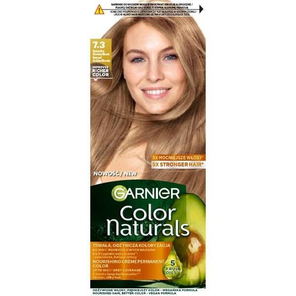 Garnier color naturals odżywcza farba do włosów 7.3 naturalny złocisty blond
