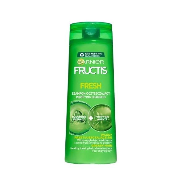 Garnier fructis fresh szampon oczyszczający do włosów przetłuszczających się 400ml