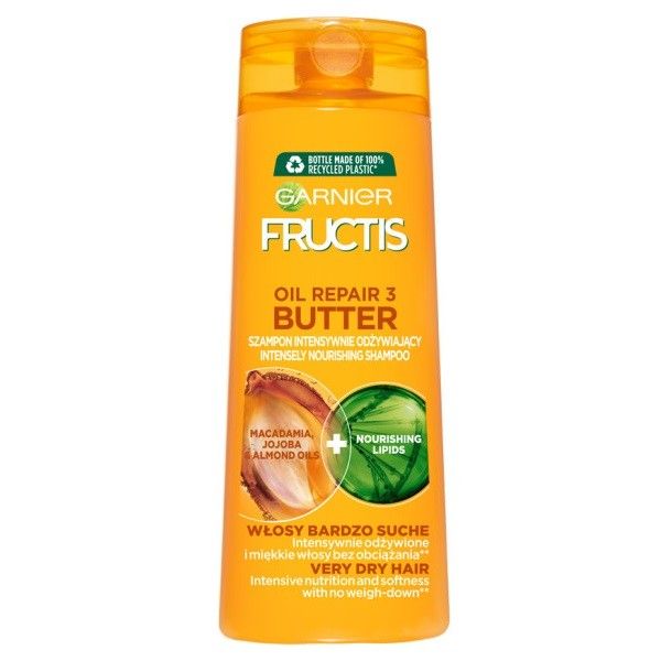 Garnier fructis oil repair 3 butter szampon intensywnie odżywiający do włosów bardzo suchych 400ml