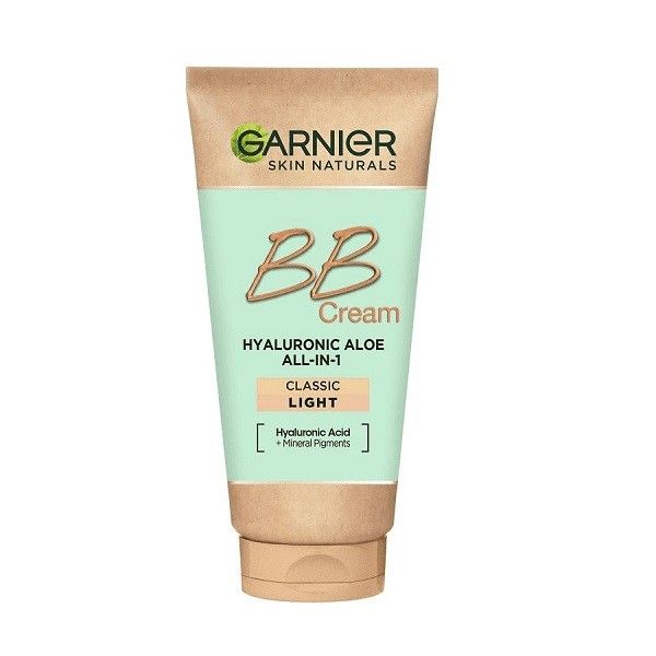 Garnier hyaluronic aloe all-in-1 bb cream nawilżający krem bb dla każdego typu skóry jasny 50ml