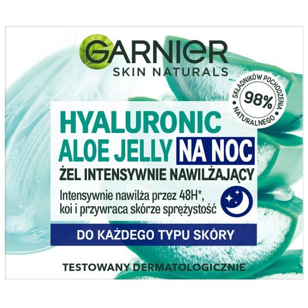 Garnier hyaluronic aloe jelly żel intensywnie nawilżający do każdego typu cery na noc 50ml