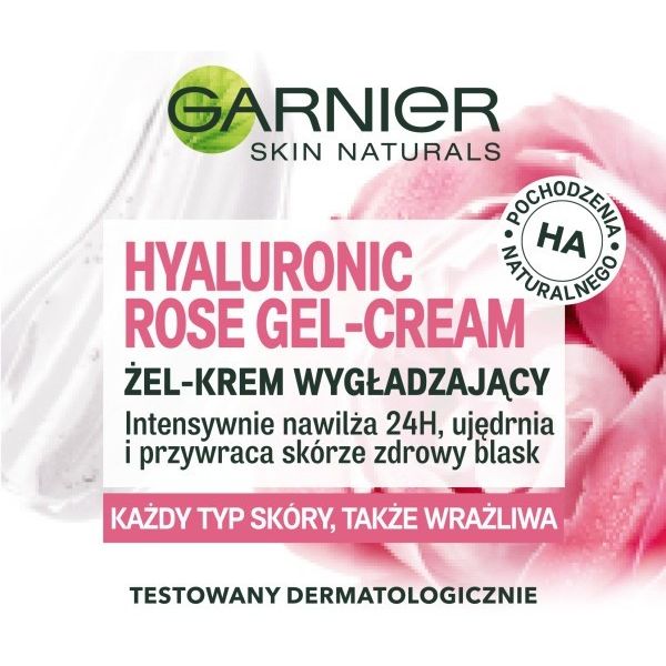 Garnier hyaluronic rose gel-cream żel-krem wygładzający 50ml