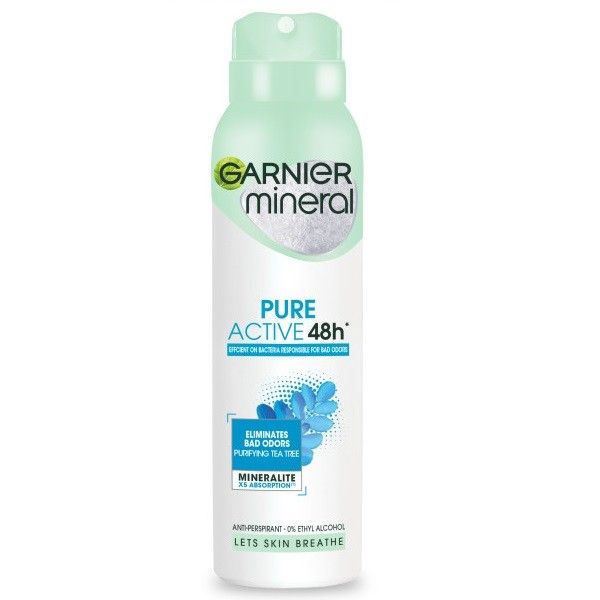 Garnier mineral pure active antyperspirant spray 150ml