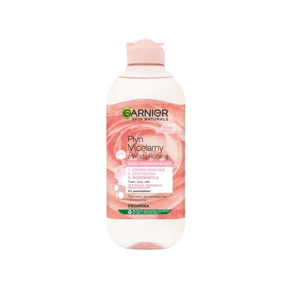 Garnier skin naturals płyn micelarny z wodą różaną 400ml