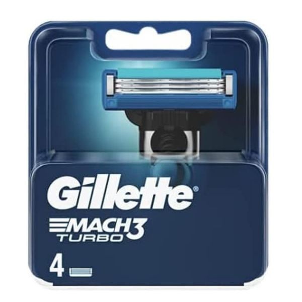 Gillette mach3 turbo ostrza wymienne do maszynki do golenia 4szt