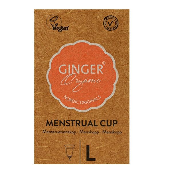 Ginger organic menstrual cup kubeczek menstruacyjny l