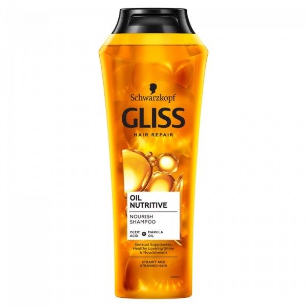 Gliss oil nutritive shampoo odżywczy szampon do włosów przesuszonych i nadwyrężonych 250ml