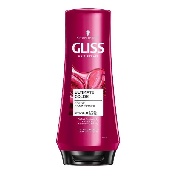 Gliss ultimate color conditioner odżywka do włosów farbowanych tonowanych i rozjaśnianych 200ml