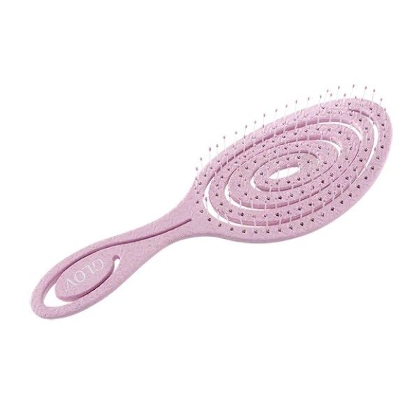 Glov biobased brush biodegradowalna szczotka do włosów pink