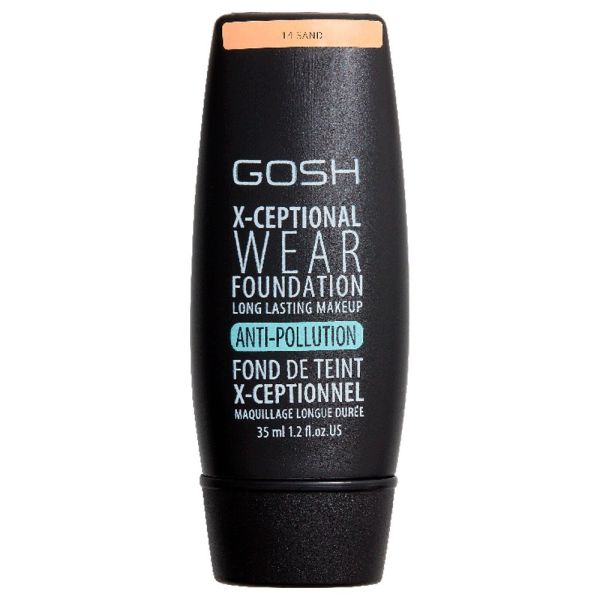 Gosh x-ceptional wear foundation long lasting makeup długotrwały podkład do twarzy 14 sand 30ml