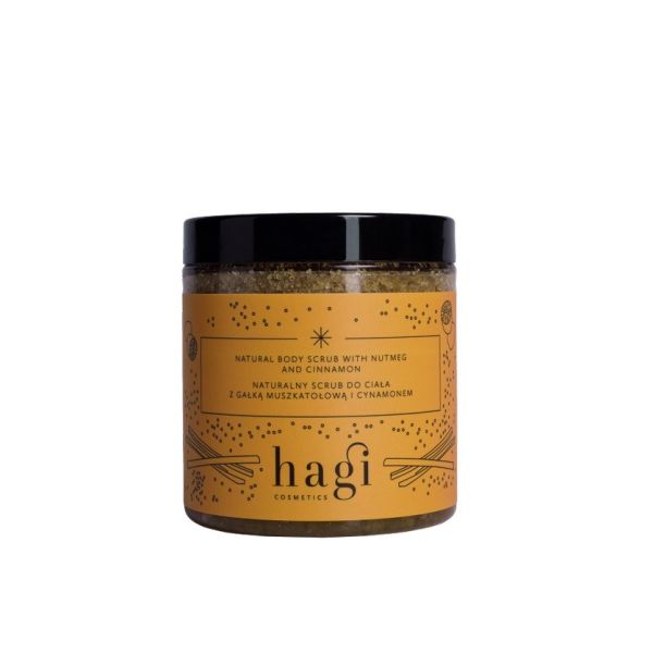 Hagi naturalny scrub do ciała z gałką muszkatołową i cynamonem 300g