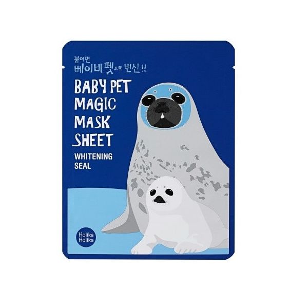 Holika holika baby pet magic mask sheet whitening seal rozjaśniająca maska w płachcie 22ml