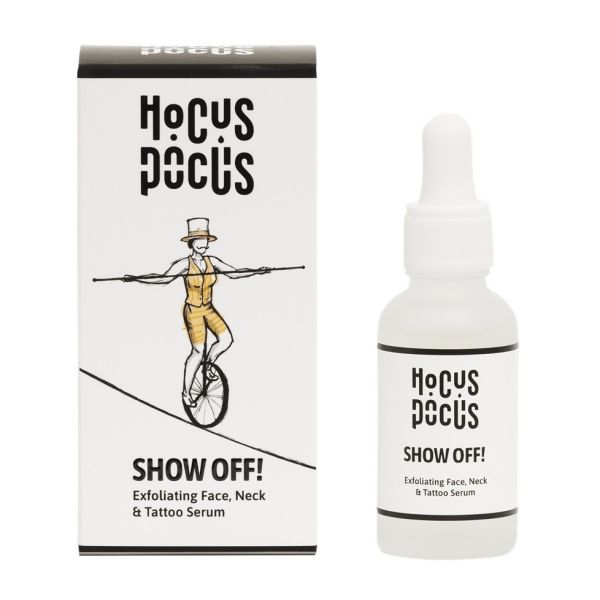 Hocus pocus show off! mikrozłuszczające serum do twarzy szyi i tatuażu 30ml