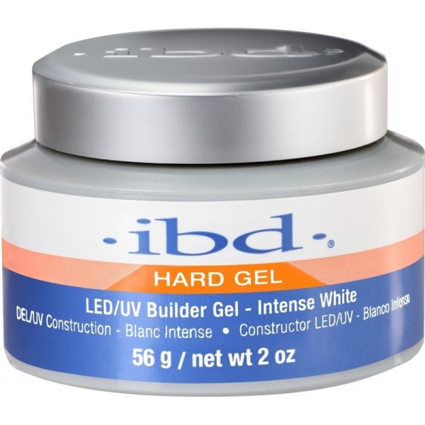 Ibd hard builder gel led/uv żel budujący intense white 56g