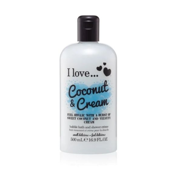 I love bath & shower creme krem pod prysznic i do kąpieli coconut & cream 500ml