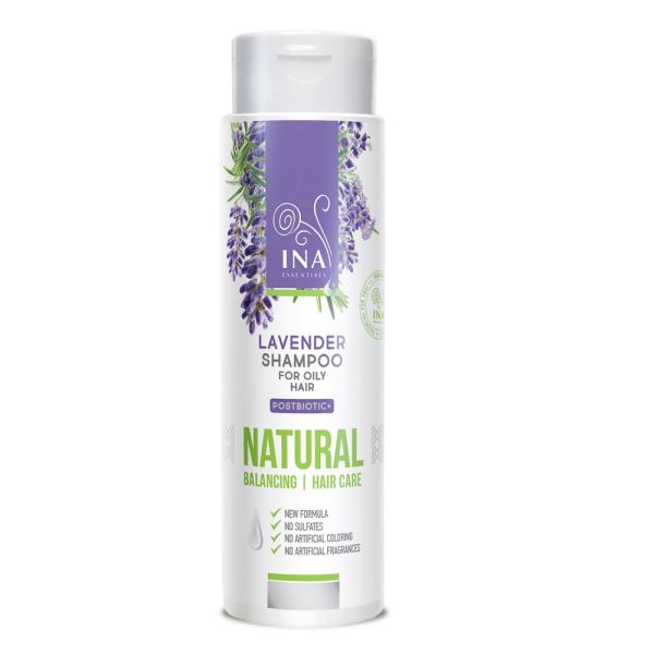 Ina essentials lavender shampoo naturalny szampon lawendowy do włosów przetłuszczających się 200ml