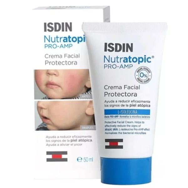 Isdin nutratopic pro-amp facial cream atopic skin krem do twarzy dla skóry atopowej 50ml