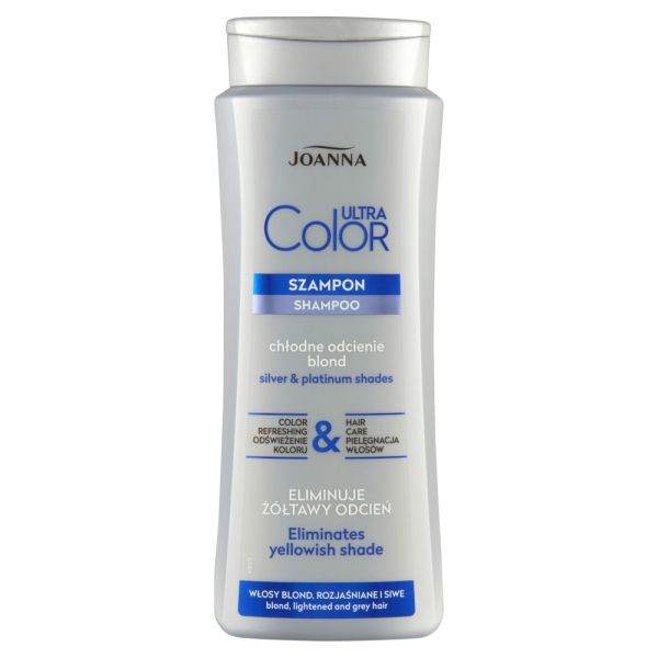 Joanna ultra color system szampon nadający platynowy odcień do włosów blond i rozjaśnianych 400ml
