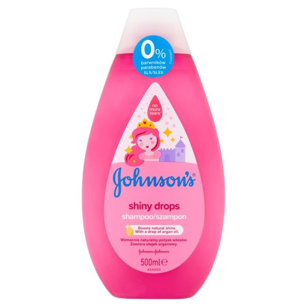 Johnson & johnson johnson's shiny drops szampon dla dzieci z olejkiem arganowym 500ml