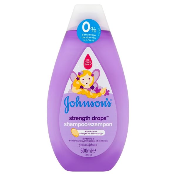 Johnson & johnson johnson's strength drops szampon dla dzieci z witaminą e 500ml
