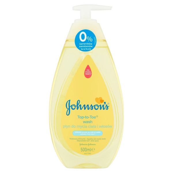 Johnson & johnson johnson's top-to-toe płyn do mycia ciała i włosów 500ml