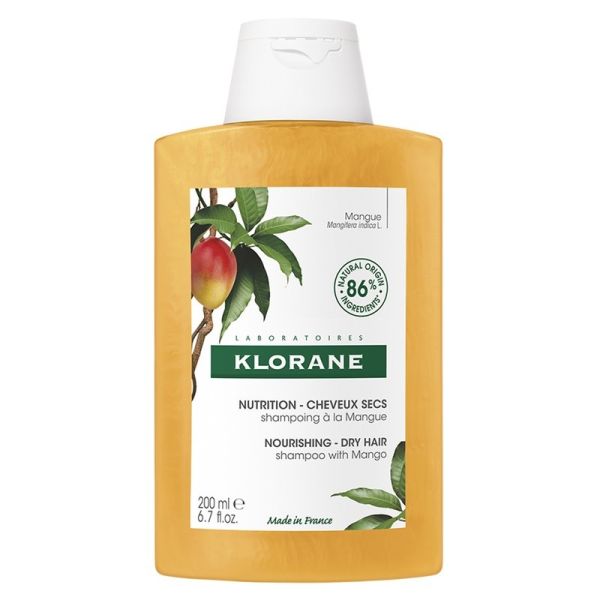 Klorane nourishing shampoo odżywczy szampon do włosów z mango 200ml
