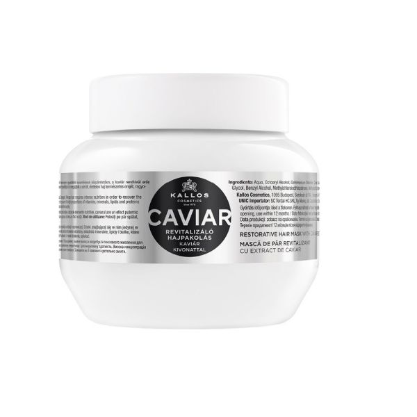 Kallos kjmn caviar restorative hair mask rewitalizująca maska do włosów z ekstraktem z kawioru 275ml
