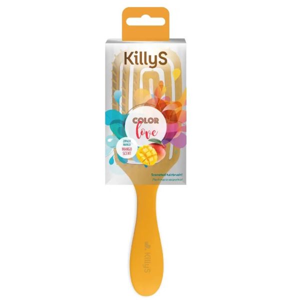 Killys color love pachnąca szczotka do włosów mango