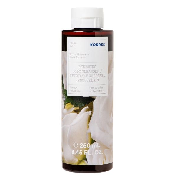 Korres white blossom renewing body cleanser rewitalizujący żel do mycia ciała 250ml